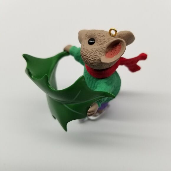 Hallmark BREEZIN' ALONG Mouse on Skates Keepsake Ornament w/ Box~NEW 1997 - Picture 6 of 7